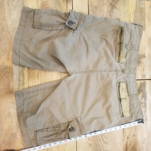 12" Cargo Shorts (Brown/Khaki) - Picture 2 of 5